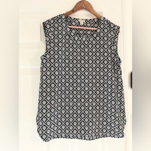 Jcrew medium polyester shirt